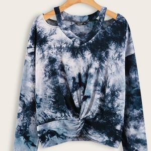 Shein tie-dye long sleeve top.